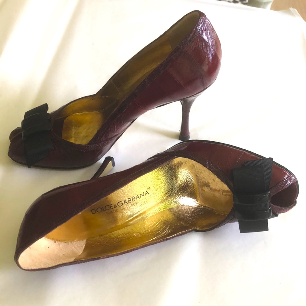 Dolce & Gabbana Vero Cuoio  pumps sz 36